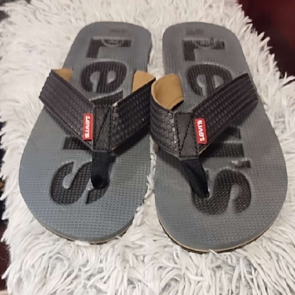 Levi's Gray Flip Flops